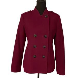 Preston & York Double-Breasted Wool Pea Coat